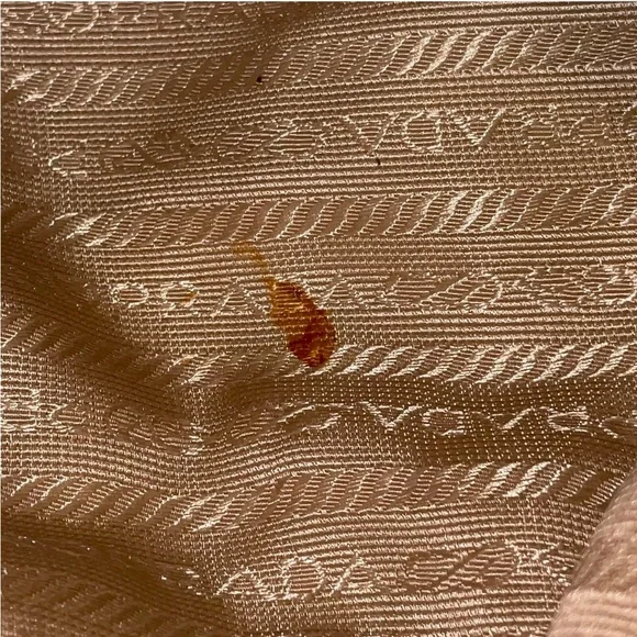 Prada Canapa canvas/leather blue moon and cream shoulder bag - Picture 14 of 16